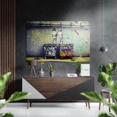 Life is Short Brushed Aluminum Dibond Wall Art.